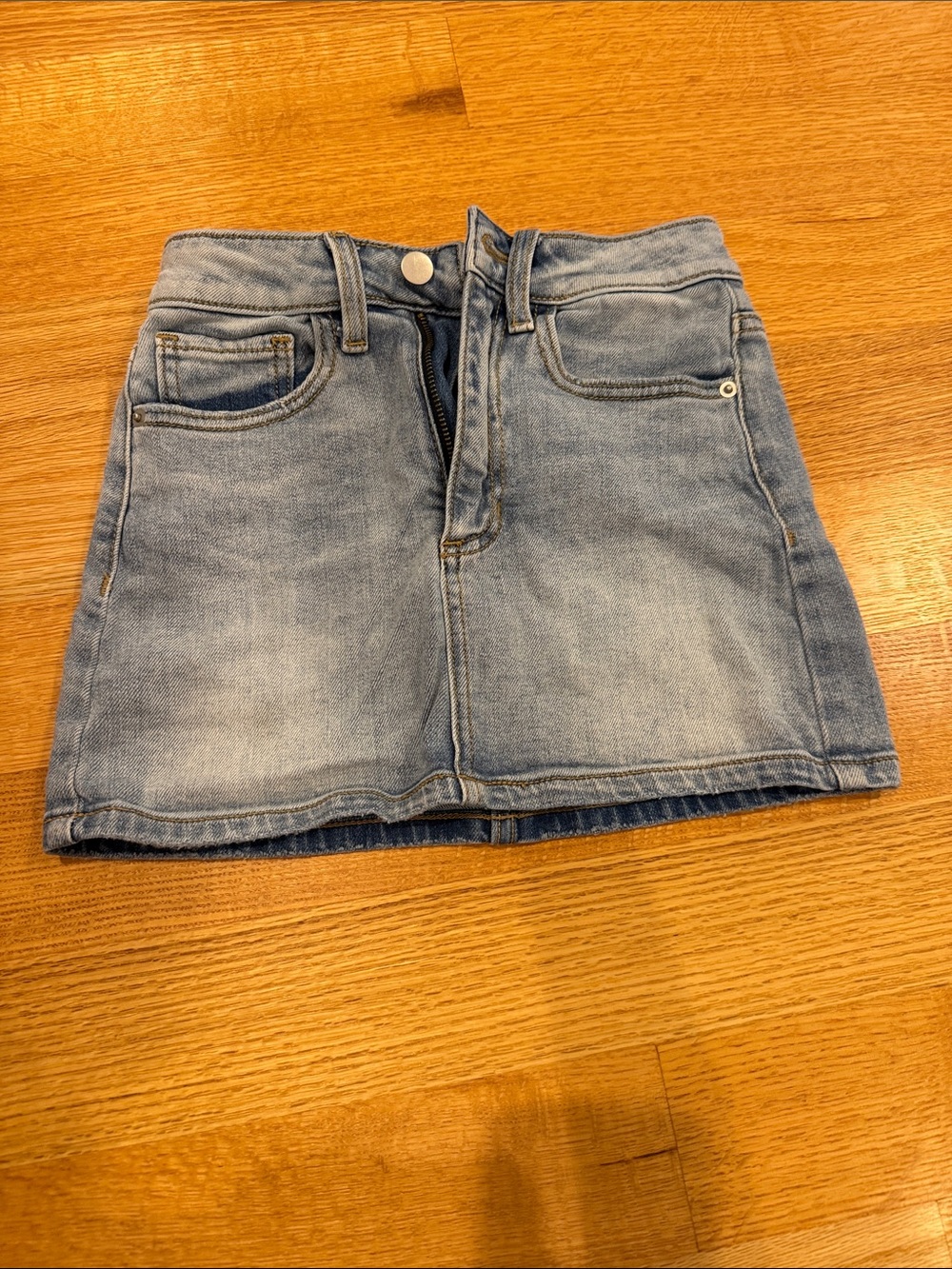 Altar'd State Light Blue Denim Girls' Skirt